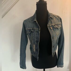 American Eagle Outfitters Light Blue Denim Jacket